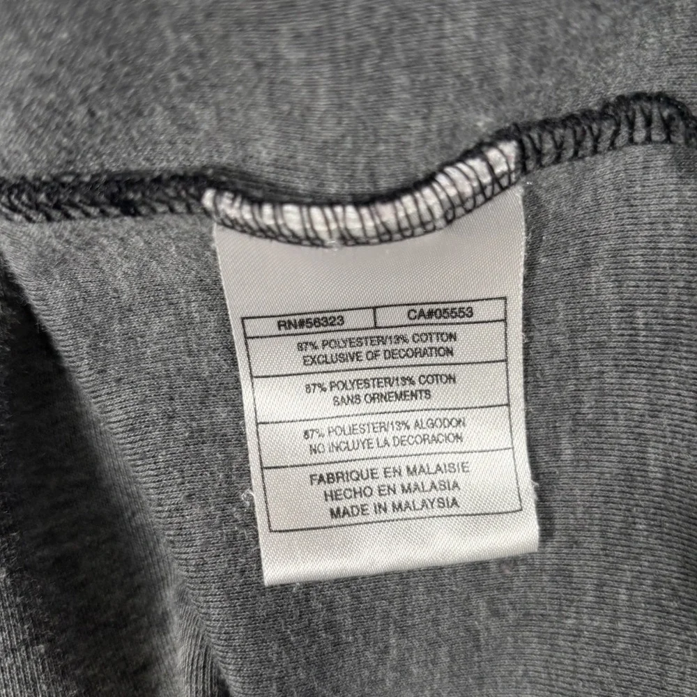Vintage Nike Track Jacket Mens XL Full Zip Black Striped Athletic Warm Up Y2K
